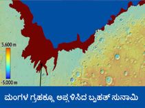 ಮಂಗಳ ಗ್ರಹಕ್ಕೂ ಅಪ್ಪಳಿಸಿದ ಬೃಹತ್ ಸುನಾಮಿ
