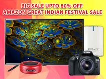 ಅಮೆಜಾನ್ ಫೆಸ್ಟಿವಲ್ ಸೇಲ್ ಗ್ಯಾಜೆಟ್ಸ್‌ಗಳ ಮೇಲೆ 80% ವಿನಾಯಿತಿ