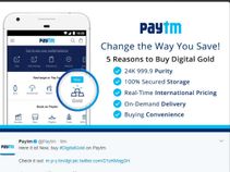 ಚಿನ್ನದ ವ್ಯಾಪಾರಿಗಳಿಗೆ ಶಾಕ್!..ಆನ್‌ಲೈನ್‌ನಲ್ಲಿ ಚಿನ್ನ ಮಾರಾಟ ಶುರುಮಾಡಿದ ಪೇಟಿಎಂ!!