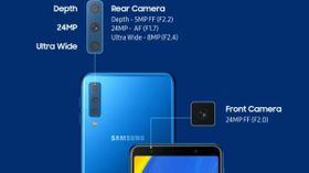 'ಗ್ಯಾಲಾಕ್ಸಿ ಎ7' ಲಾಂಚ್...ಮೂರು ಕ್ಯಾಮೆರಾಗಳ ಮೊದಲ ಸ್ಯಾಮ್‌ಸಂಗ್ ಸ್ಮಾರ್ಟ್‌ಪೋನ್!!