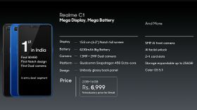 ಶಿಯೋಮಿಗೆ ಶಾಕ್: ರೂ.6999ಕ್ಕೆ ಡ್ಯುಯಲ್ ಕ್ಯಾಮೆರಾ ರಿಯಲ್ ಮಿ C1 ಸ್ಮಾರ್ಟ್‌ಫೋನ್ ಲಾಂಚ್..!