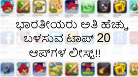 ಭಾರತೀಯರು ಅತಿ ಹೆಚ್ಚು ಬಳಸುವ ಟಾಪ್ 20 ಆಪ್‌ಗಳ ಲೀಸ್ಟ್!..ಪಬ್‌ಜಿ ಟಾಪ್ 13!!