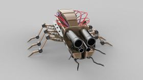 ಒಂದು ಕೀಟದಷ್ಟು ದಪ್ಪದ ರೋಬೊ ಮಾನವನನ್ನು ಹೊತ್ತು ಓಡುತ್ತದೆ!