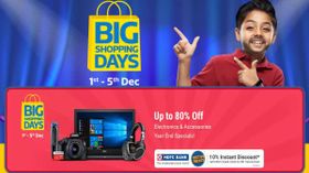 ಫ್ಲಿಪ್ ಕಾರ್ಟ್ ಬಿಗ್ ಶಾಪಿಂಗ್ ಡೇಸ್ ನಲ್ಲಿ ಆಕ್ಸಸರೀಸ್ ಗಳಿಗೆ 80% ದ ವರೆಗೆ ರಿಯಾಯಿತಿ