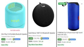 1,000ರೂ. ಒಳಗೆ ಖರೀದಿಸಬಹುದಾದ ಅತ್ಯುತ್ತಮ ಪೋರ್ಟಬಲ್ ಸ್ಪೀಕರ್‌ಗಳ ಲಿಸ್ಟ್‌