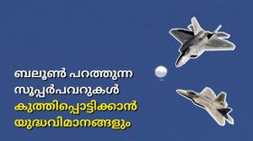 ബലൂൺ പറത്തിക്കളിക്കുന്ന സൂപ്പർപവറുകൾ; കുത്തിപ്പൊട്ടിക്കാൻ യുദ്ധവിമാനങ്ങളും