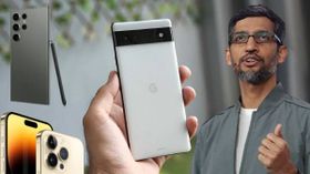 ഓ 'ഡാർക്ക്! പി​ച്ചൈയ്ക്കും തൻകുഞ്ഞ് പൊൻകുഞ്ഞ്, പണിയെടുപ്പിക്കാൻ ഐഫോണും സാംസങ്ങുമോ?