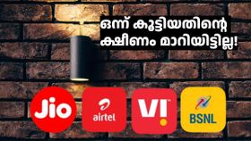 ആളെ വിട് അണ്ണാ, ഒന്ന് കൂട്ടിയതിന്റെ ക്ഷീണം മാറിയിട്ടില്ല! FY26-ൽ റീച്ചാർജ് നിരക്ക് 10%വരെ കൂടുമെന്ന് ആളെ വിട് അണ്ണാ, ഒന്ന് കൂട്ടിയതിന്റെ ക്ഷീണം മാറിയിട്ടില്ല! FY26-ൽ റീച്ചാർജ് നിരക്ക് 10%വരെ കൂടുമെന്ന്