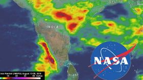 இந்தியாவில் பெய்த பருவமழையை வீடியோவாக வெளியிட்ட நாசா.!