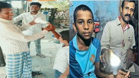 சிறுவர்களின் உடலில் பட்டால் பல்ப் எரியும் அதிசியம்!