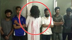 யூடியூப் சேனலிற்காக பேய் போல் வேடமிட்ட யூடியூபர்கள் கைது! காரணம் என்ன தெரியுமா? யூடியூப் சேனலிற்காக பேய் போல் வேடமிட்ட யூடியூபர்கள் கைது! காரணம் என்ன தெரியுமா?
