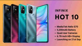 Infinix Hot 10 இந்தியாவில் வரும் அக்டோபர் 4ல் அறிமுகமா? விலை என்னவாக இருக்கும்? Infinix Hot 10 இந்தியாவில் வரும் அக்டோபர் 4ல் அறிமுகமா? விலை என்னவாக இருக்கும்?