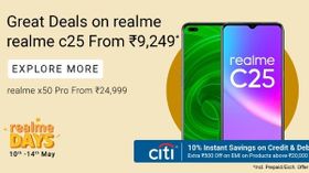 Flipkart Realme Days Sale MAY 2021: ரியல்மி ஸ்மார்ட்போன்களுக்கு அதிரடி விலைகுறைப்பு.! Flipkart Realme Days Sale MAY 2021: ரியல்மி ஸ்மார்ட்போன்களுக்கு அதிரடி விலைகுறைப்பு.!