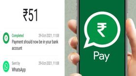 ரூ. 5 செலுத்தினால் ரூ. 255 கேஷ்பேக் கிடைக்குமா? வாட்ஸ்அப் பேமெண்டில் புது சலுகை.. உடனே இதை செய்யுங்க.. ரூ. 5 செலுத்தினால் ரூ. 255 கேஷ்பேக் கிடைக்குமா? வாட்ஸ்அப் பேமெண்டில் புது சலுகை.. உடனே இதை செய்யுங்க..