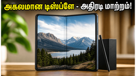 Samsung Galaxy Z Fold 8-ல் அதிரடி மாற்றம்: அகலமான டிஸ்ப்ளே இனி கன்பார்ம் - என்ன ஸ்பெஷல்? Samsung Galaxy Z Fold 8-ல் அதிரடி மாற்றம்: அகலமான டிஸ்ப்ளே இனி கன்பார்ம் - என்ன ஸ்பெஷல்?