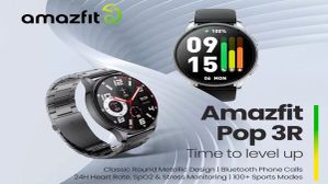 ब्लूटूथ कॉलिंग, बड़ी बैटरी लाइफ के साथ Amazfit Pop 3R भारत में हुआ लॉन्च