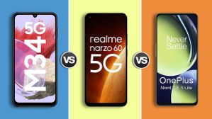 Galaxy M34 Vs Narzo 60 Vs Oneplus Nord CE 3 lite 20 हजार की रेंज में कौन है बेस्ट स्मार्टफोन, यहां जानें Galaxy M34 Vs Narzo 60 Vs Oneplus Nord CE 3 lite 20 हजार की रेंज में कौन है बेस्ट स्मार्टफोन, यहां जानें