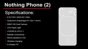 Nothing Phone 2 की कल होगी धमाकेदार एंट्री, 50MP कैमरा समेत मिलेंगे ये तगड़े फीचर्स, पहले ही जान लें स्पेक्स Nothing Phone 2 की कल होगी धमाकेदार एंट्री, 50MP कैमरा समेत मिलेंगे ये तगड़े फीचर्स, पहले ही जान लें स्पेक्स