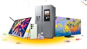 Samsung Holi Sale शुरू, 60% छूट के साथ खरीदे स्मार्टफोन से लेकर लैपटॉप Samsung Holi Sale शुरू, 60% छूट के साथ खरीदे स्मार्टफोन से लेकर लैपटॉप