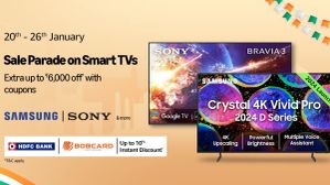 Amazon TV Sale Parade: Up to 60% Off on Smart TVs from LG, Samsung, Sony & More Amazon TV Sale Parade: Up to 60% Off on Smart TVs from LG, Samsung, Sony & More