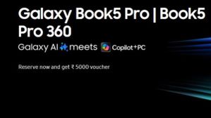 Samsung Galaxy Book5 Series Pre-reservations Begin in India Samsung Galaxy Book5 Series Pre-reservations Begin in India
