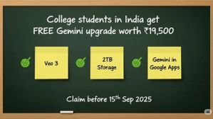 Google Is Offering Free Gemini AI Pro Access to Indian Students — Here’s What’s Included and How to Apply