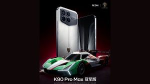 Redmi Teases K90 Pro Max Champion Edition With Lamborghini Squadra Corse Collaboration Redmi Teases K90 Pro Max Champion Edition With Lamborghini Squadra Corse Collaboration