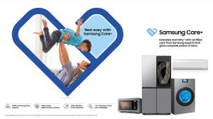 Samsung Care+ Now Covers Home Appliances with Extended Warranty Plans up to 4 Years Samsung Care+ Now Covers Home Appliances with Extended Warranty Plans up to 4 Years