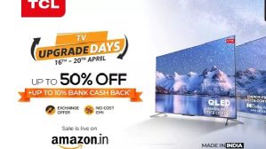 TCL Days sale: ಟಿಸಿಎಲ್ ಸ್ಮಾರ್ಟ್ಟಿವಿಗಳಿಗೆ ಭರ್ಜರಿ ಡಿಸ್ಕೌಂಟ್! TCL Days sale: ಟಿಸಿಎಲ್ ಸ್ಮಾರ್ಟ್ಟಿವಿಗಳಿಗೆ ಭರ್ಜರಿ ಡಿಸ್ಕೌಂಟ್!