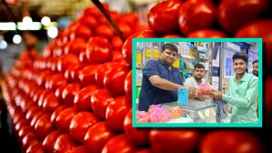ಈ ಅಂಗಡಿಯಲ್ಲಿ ಹೊಸ ಫೋನ್ ಖರೀದಿಸಿದ್ರೆ 2 KG ಟೊಮ್ಯಾಟೋ ಉಚಿತ! ಈ ಅಂಗಡಿಯಲ್ಲಿ ಹೊಸ ಫೋನ್ ಖರೀದಿಸಿದ್ರೆ 2 KG ಟೊಮ್ಯಾಟೋ ಉಚಿತ!