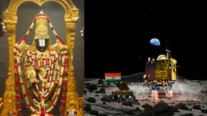 Chandrayaan-3: ವಿಕ್ರಮ್‌ ಲ್ಯಾಂಡರ್‌ ಯಶಸ್ವಿ ಸಾಫ್ಟ್‌ ಲ್ಯಾಂಡಿಂಗ್‌.. ಟ್ರೆಂಡ್‌ ಆಯ್ತು ತಿಮ್ಮಪ್ಪನ ಕಿರೀಟ!