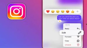 ಇನ್‌ಸ್ಟಾಗ್ರಾಮ್‌ನಲ್ಲಿ ಕಳುಹಿಸಿದ ಮೆಸೆಜ್‌ ಅನ್ನು ಎಡಿಟ್‌ ಮಾಡಬಹುದು!..ಅದು ಹೇಗೆ ಗೊತ್ತಾ?