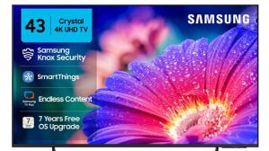 பொங்கலுக்கு 2 டிவி ஆர்டர்.. 29 ஆபரில் 43 இன்ச் Samsung டிவி.. 3D சரவுண்ட் சவுண்ட்.. HDR 10பிளஸ் வீடியோ மாடல்! பொங்கலுக்கு 2 டிவி ஆர்டர்.. 29 ஆபரில் 43 இன்ச் Samsung டிவி.. 3D சரவுண்ட் சவுண்ட்.. HDR 10பிளஸ் வீடியோ மாடல்!