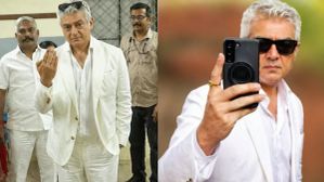 தேர்தல் நேரத்தில் அஜித் கையில் சாதாரண போன்.. ரசிகர்கள் கவனத்தை ஈர்த்தது.. எந்த மாடல்?