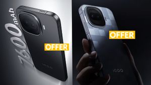Amazon அமோகம்.. ரூ.4000 தள்ளுபடி விலையில் 7600mAh பேட்டரி iQOO 5ஜி போன்.. 12GB ரேம், IP69.. எந்த மாடல்? Amazon அமோகம்.. ரூ.4000 தள்ளுபடி விலையில் 7600mAh பேட்டரி iQOO 5ஜி போன்.. 12GB ரேம், IP69.. எந்த மாடல்?