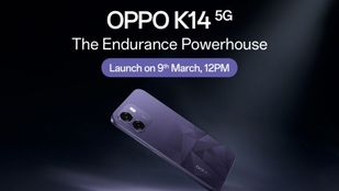 OPPO K14 5G भारत में 9 मार्च को होगा लॉन्च; 7000mAh बैटरी, IP69 रेटिंग और दमदार परफॉर्मेंस के साथ आएगा नया फोन