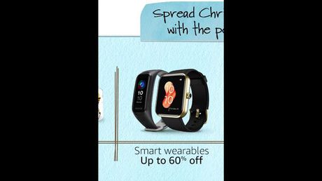 Amazon Christmas Sale: Discount Offers On Apple, Boat, Realme, Fossil, Gionee Smartwatches Amazon Christmas Sale: Discount Offers On Apple, Boat, Realme, Fossil, Gionee Smartwatches