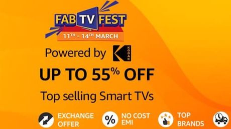 Amazon Fab TV Fest Sale 2022: Discounts On Best Large Screen Smart TVs Amazon Fab TV Fest Sale 2022: Discounts On Best Large Screen Smart TVs