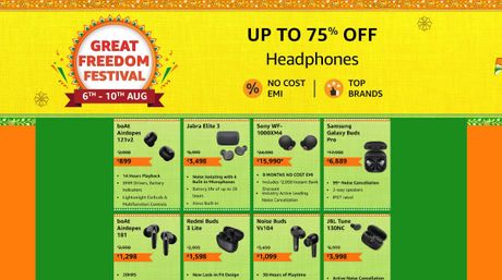 Amazon Great Freedom Festival Sale: Up To 70% Off On Best Truly Wireless Earbuds Amazon Great Freedom Festival Sale: Up To 70% Off On Best Truly Wireless Earbuds