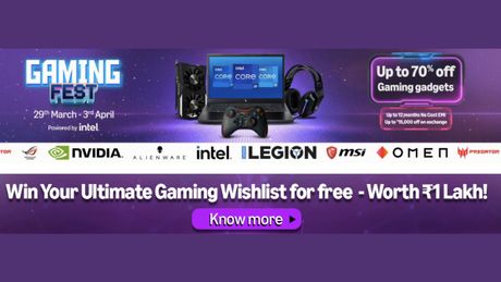 Amazon Gaming Fest Closes Tonight: Don’t Miss These Deals on Laptops, Monitors, and More Amazon Gaming Fest Closes Tonight: Don’t Miss These Deals on Laptops, Monitors, and More