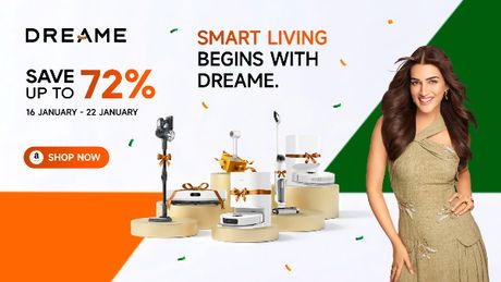 Dreame Republic Day Sale 2026: Up to 72% Off on Robotic Vacuums, Hair Dryers, and More Dreame Republic Day Sale 2026: Up to 72% Off on Robotic Vacuums, Hair Dryers, and More