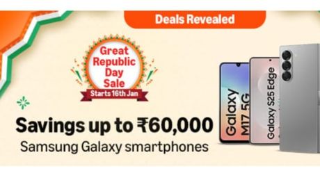Galaxy S25 Ultra to Galaxy Z Flip7: Best Samsung Deals from Amazon Great Republic Day Sale 2026 Galaxy S25 Ultra to Galaxy Z Flip7: Best Samsung Deals from Amazon Great Republic Day Sale 2026