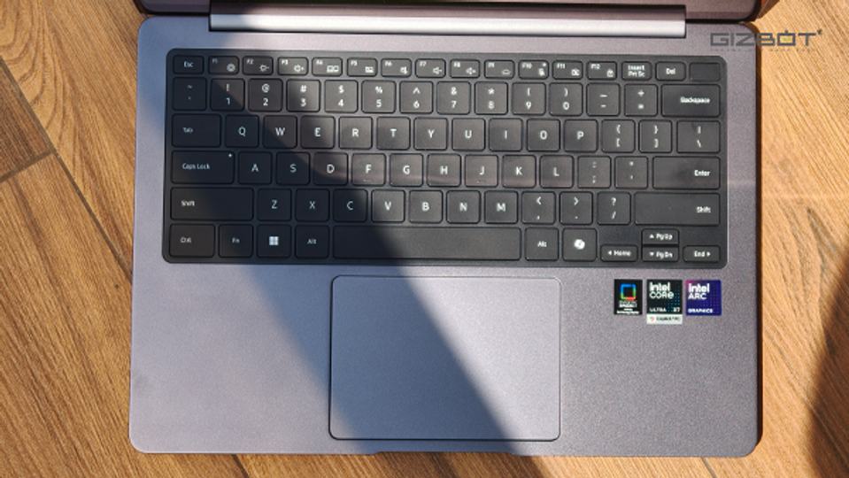 Samsung Galaxy Book6 Pro Review: Keyboard and Trackpad