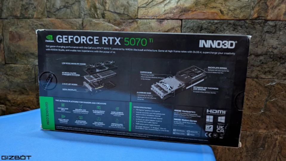 INNO3D Nvidia GeForce RTX 5070 Ti Review: Software / Bundled Experience