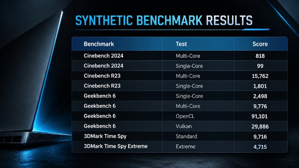 Dell Alienware 15 (2026) Review: CPU Performance
