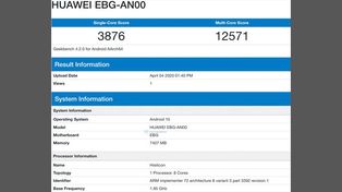 Alleged Honor 30 Pro With Kirin Processor Spotted On Geekbench