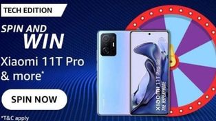 Amazon Tech Edition Spin And Win Quiz Answers: Win Xiaomi 11T Pro And More