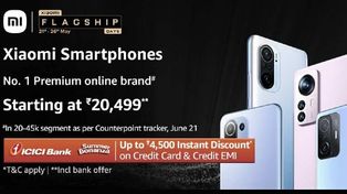 Amazon Xiaomi Flagship Days Sale: Discounts On Xiaomi 12 Pro, Xiaomi 11T Pro 5G, Mi 11X Pro 5G, More