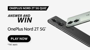 Amazon OnePlus Nord 2T 5G Quiz: Answers, Prizes And More