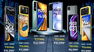 Flipkart Sale: Up To 30% Off On POCO F4 5G, POCO C31, POCO X4 Pro 5G, POCO F3 GT 5G, And More